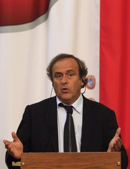 El presidente de la UEFA, Michel Platini