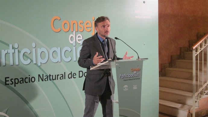 El consejero de Medio Ambiente de la Junta de Andalucía, José Fiscal.