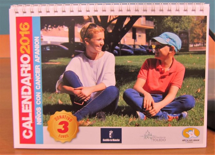 Calendario, Afanion, niños con cáncer