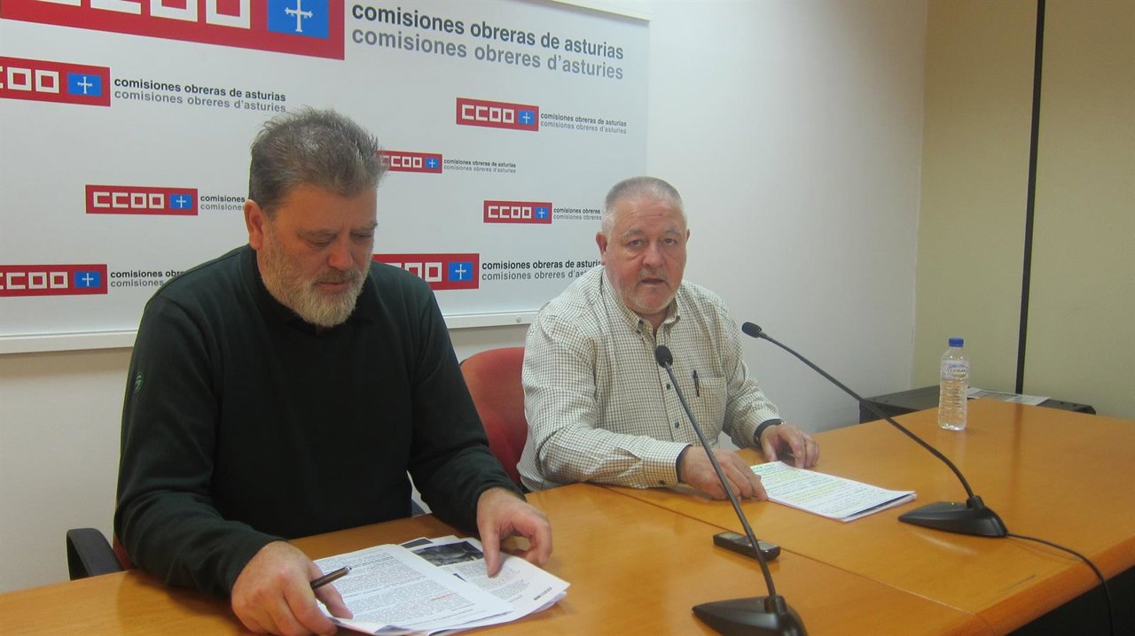 Gilberto García (izquierda) y Antonio Pino, en rueda de prensa. 
