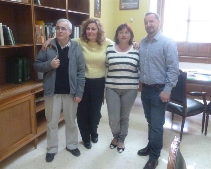 Reunión de Unidad Popular-IU con la Plataforma Toledo Limpio