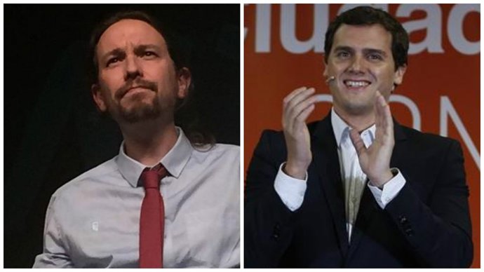 Pablo Iglesias y Albert Rivera
