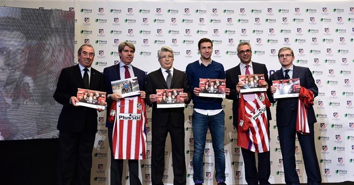 Presentación del calendario solidario de la Fundación Atlético de Madrid
