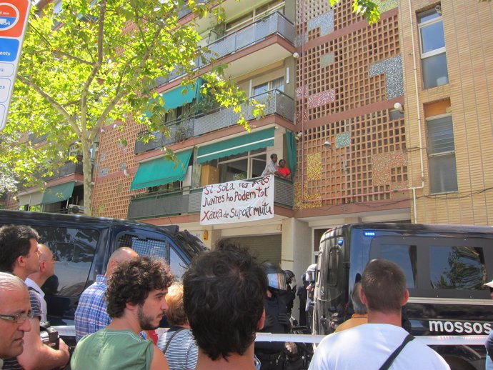 Desahucio Barrio Clot Barcelona
