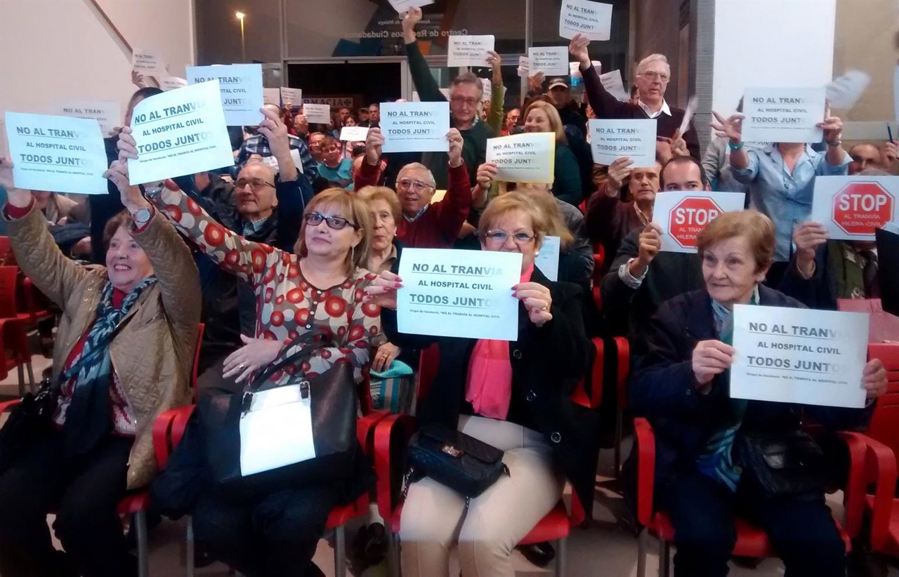 Vecinos de Bailén-Miraflores en contra del metro superficie tranvía