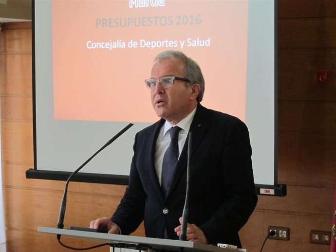 El concejal de Deportes y Salud del Ayuntamiento de Murcia, Felipe Coello