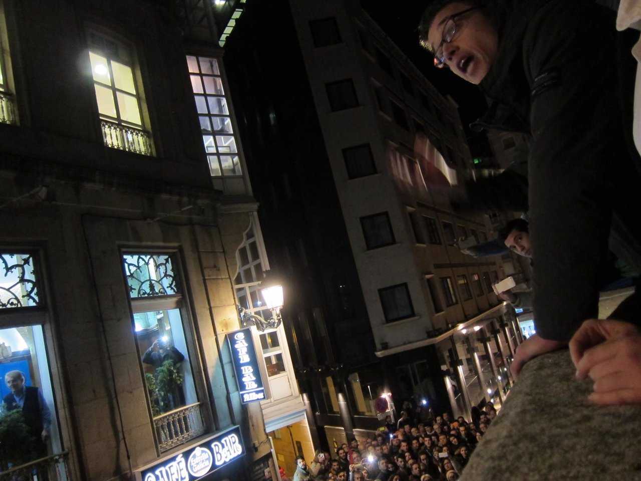 Íñigo Errejón en Vigo.