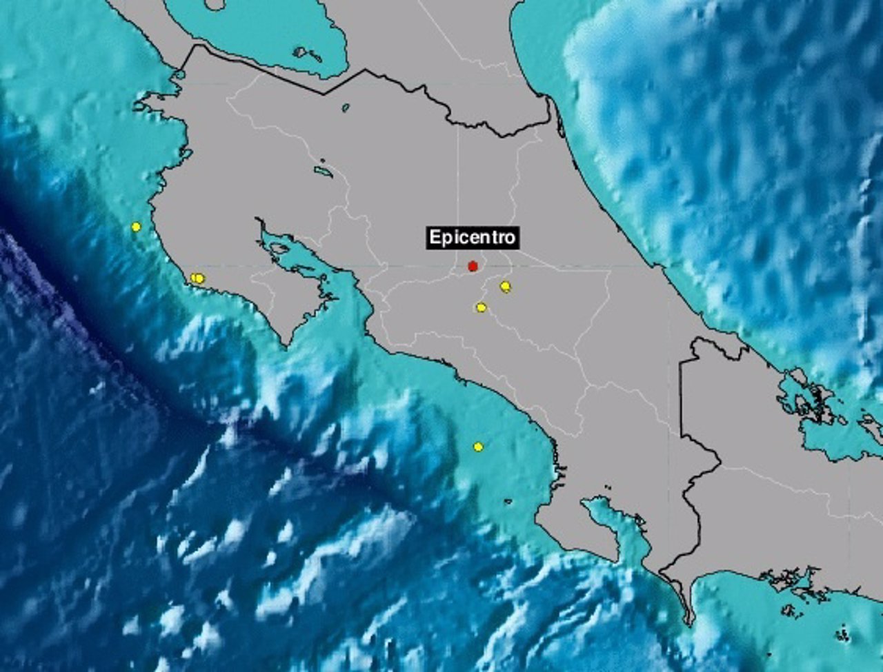 Un sismo de 3,7 grados sacude Costa Rica