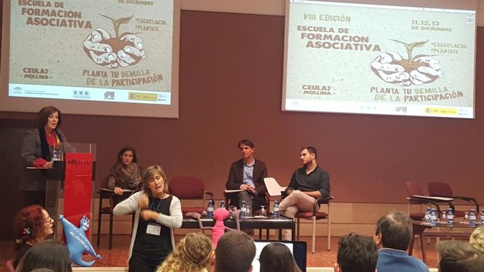 María José Sánchez Rubio, en apertura de Escuela de Formación Asociativa