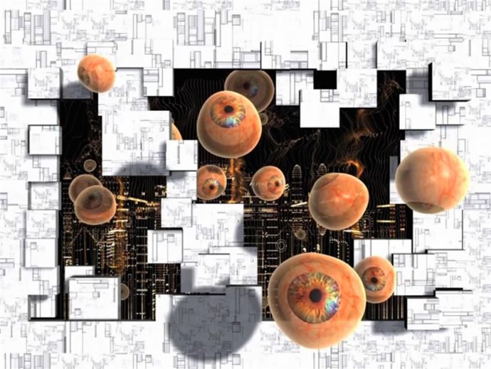 Póster exposición 'En un lugar de la memoria' de proyecto CAFÉ (Open this End)