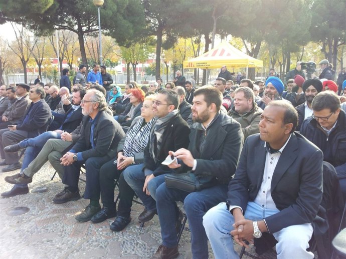 Mitin de ERC sobre inmigración