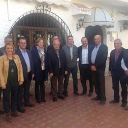 La consejera de Agricultura, Carmen Ortiz, en Cuevas del Almanzora