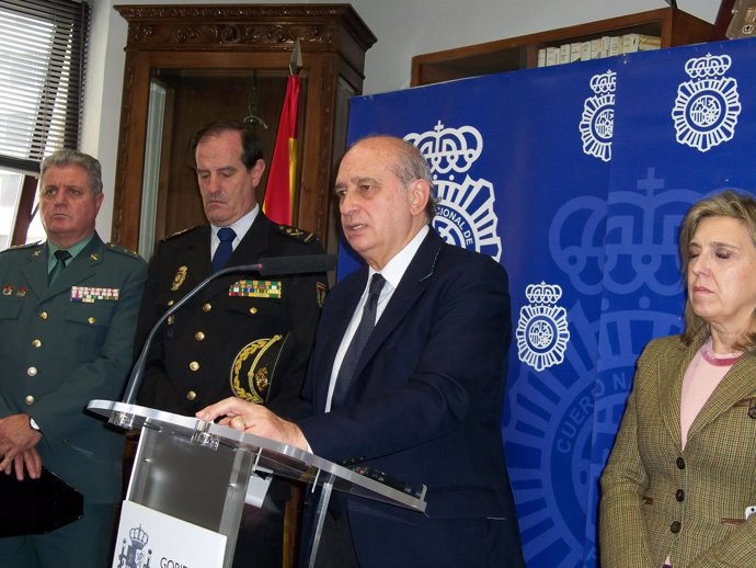 El ministro del Interior, Jorge Fernández Díez