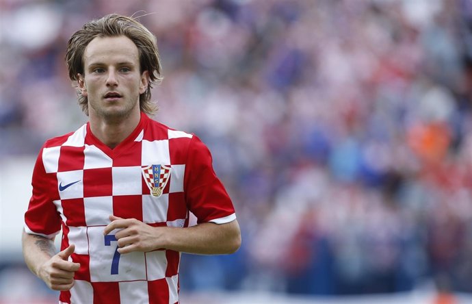Ivan Rakitic con la selección de Croacia