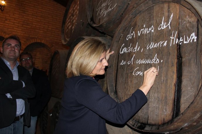 La ministra de Empleo y candidata del PP por Huelva, Fátima Báñez