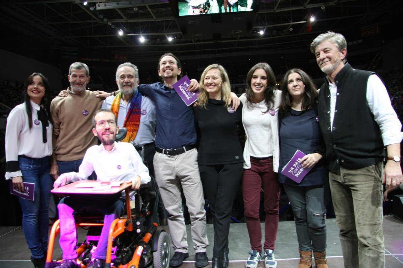 Iglesias, en el mitin de Zaragoza