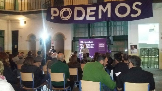 Acto de Podemos en Cádiz