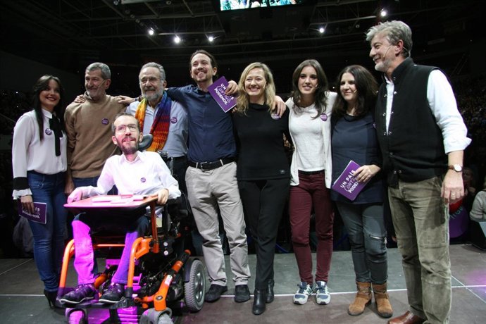 Mitin de Podemos en Zaragoza