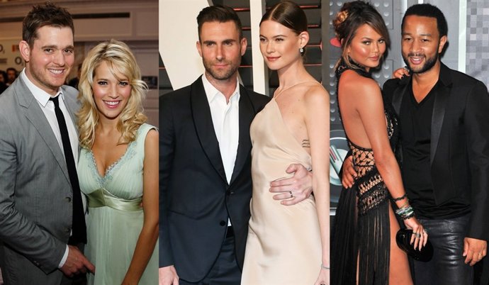 Modelos y cantantes: un cóctel de amor explosivo 