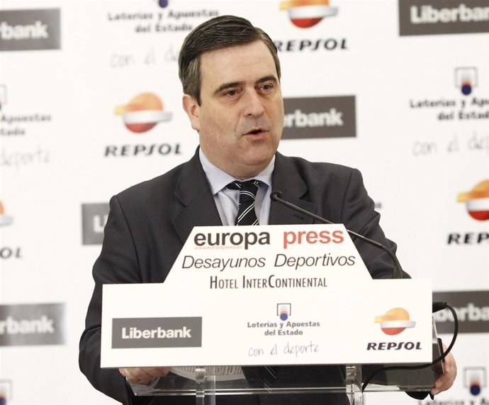 Miguel Cardenal en los Desayunos Deportivos de Europa Press
