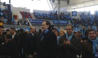 Rajoy no llena la plaza de toros de Las Rozas (Madrid) en su mitin más multitudinario de la campaña