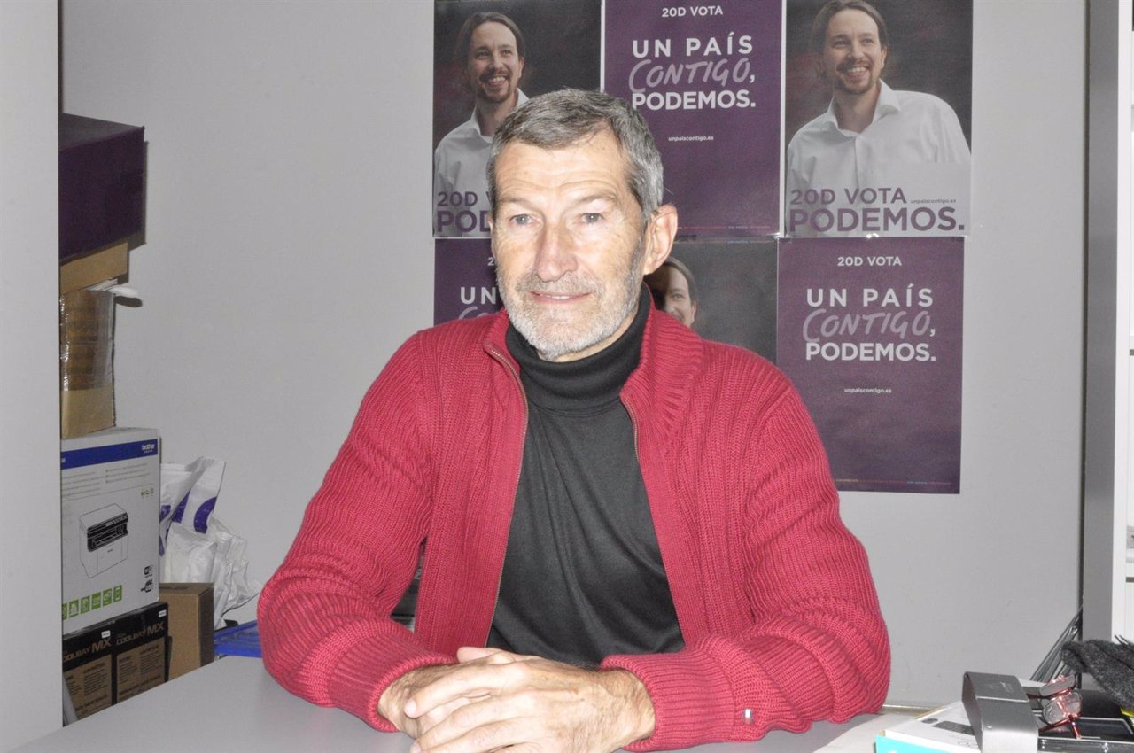 Julio Rodríguez, candidato de Podemos