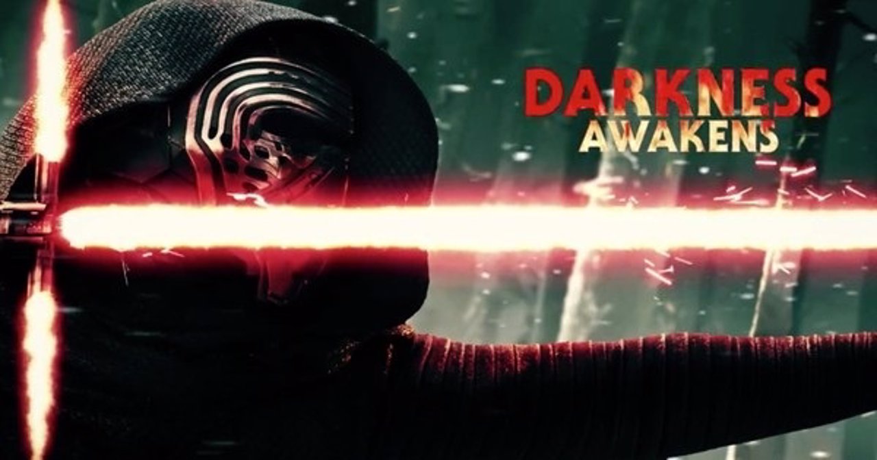 Kylo Ren en un tráiler animado de Star Wars: El despertar de la Fuerza