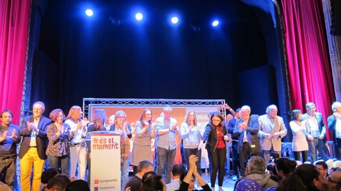 Miembros de Compromís-Podemos És el Moment en Valencia