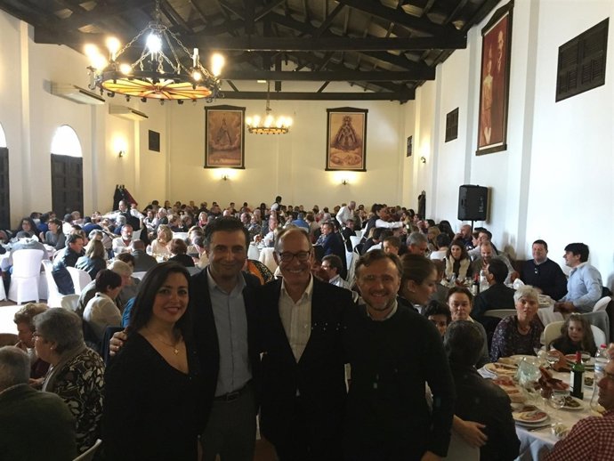 Acto del PSOE en Moguer (Huelva)