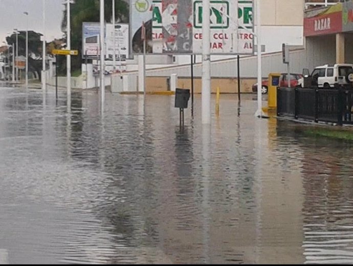 Inundaciones en Punta Umbría (Huelva)