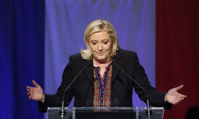 La líder del Frente Nacional, Marine Le Pen