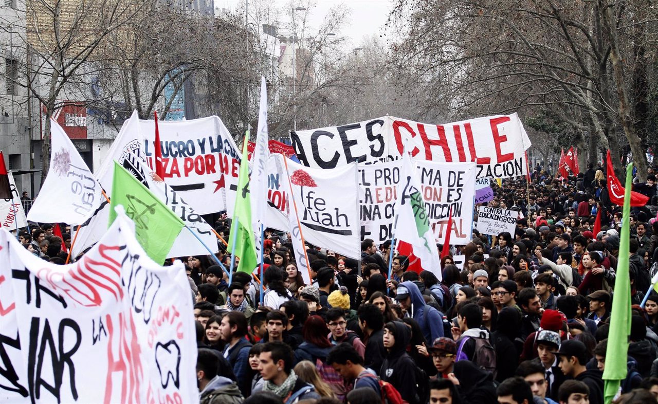 Protesta estudiantil chile