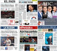 Portadas de periódicos de este lunes, 14 de diciembre