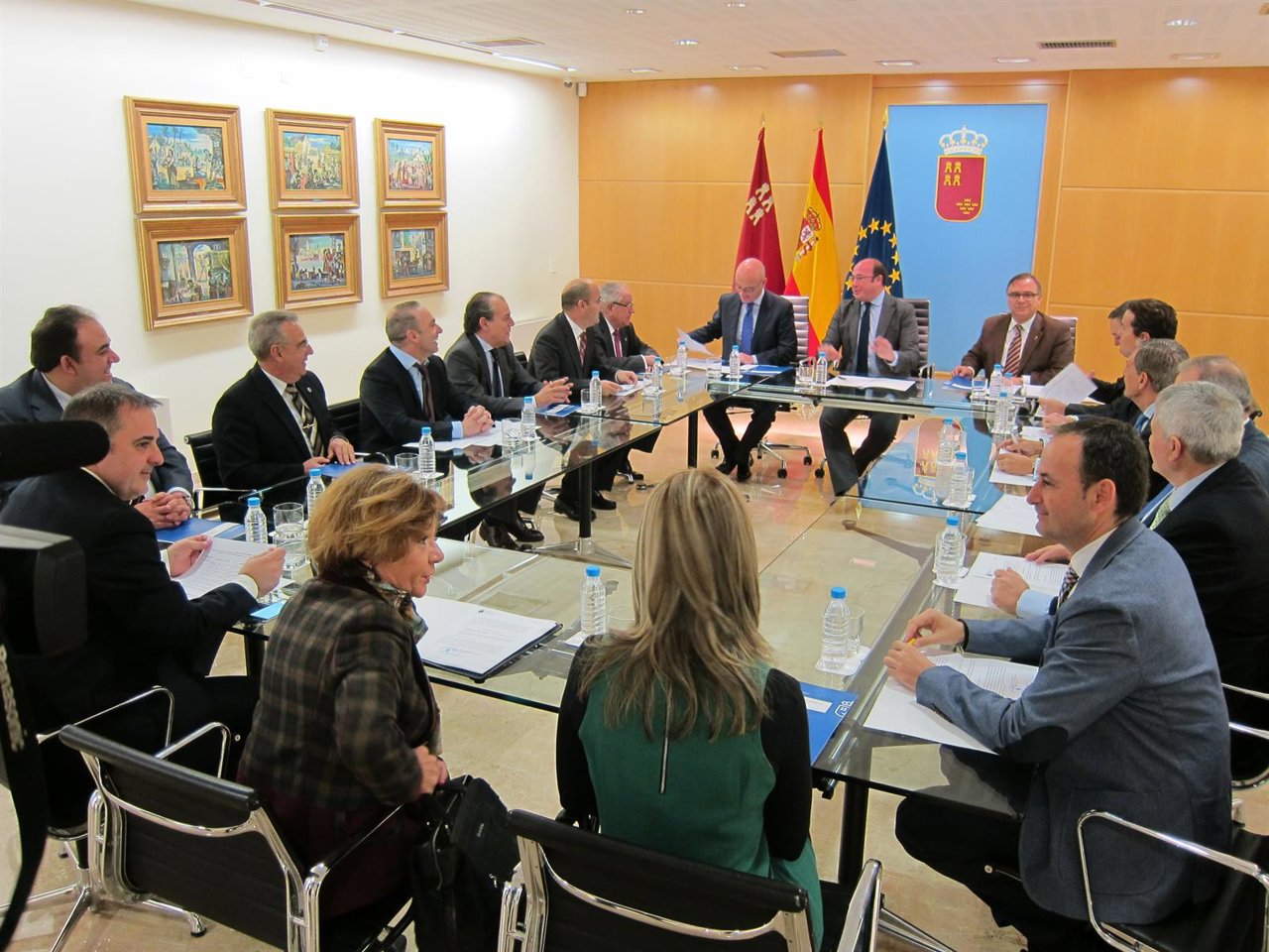 Imagen de la constitución del Consejo de Cámaras Oficiales de Comercio