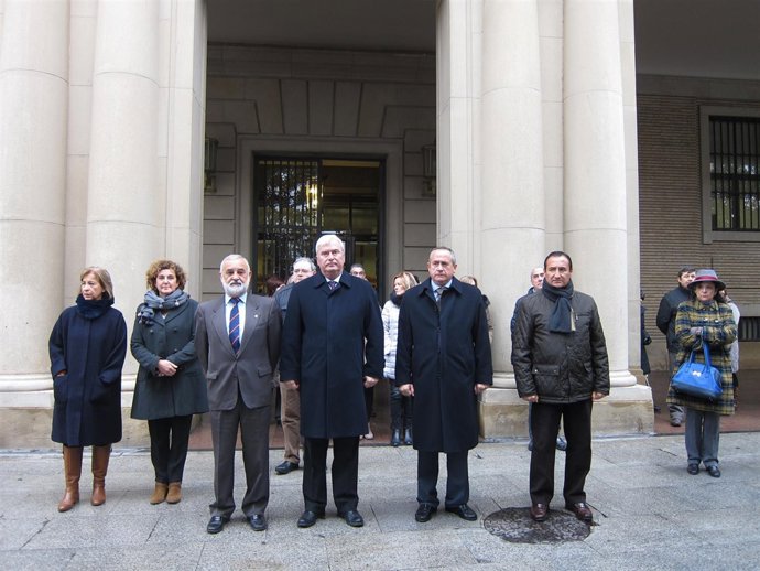 La Delegación del Gobierno ha guardado un minuto de silencio este lunes