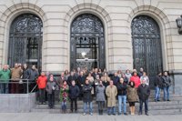 La DPZ guarda un minuto de silencio en recuerdo a los dos policías muertos en Kabul