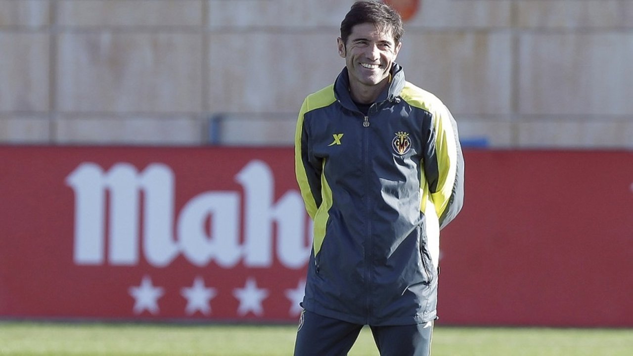 El entrenador del Villarreal CF, Marcelino García Toral