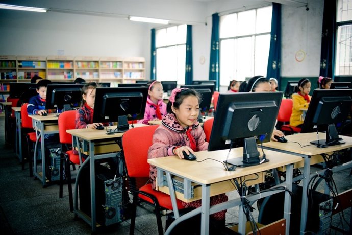 Un centro del proyecto Firefly en China de la Obra Social La Caixa