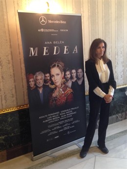 Ana Belén en la presentación de 'Medea'