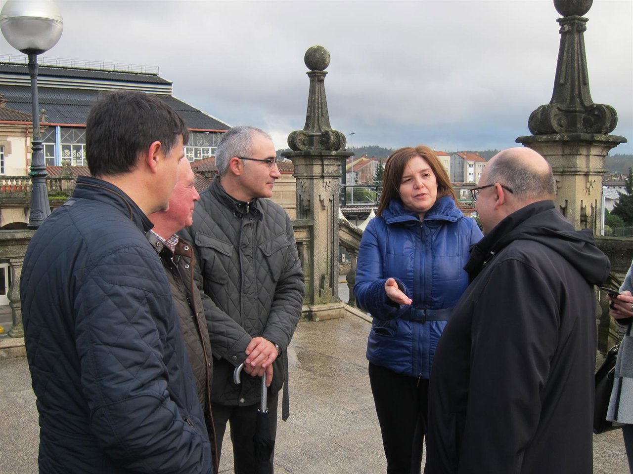 Pilar Cancela abre sobre la intermodal en Santiago.