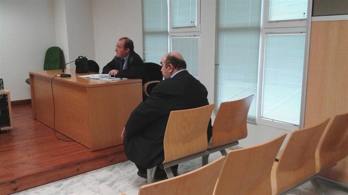 Luis Carlos García durante el juicio