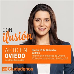 Acto de Inés Arrimadas en Oviedo