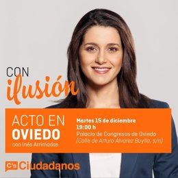 Acto de Inés Arrimadas en Oviedo