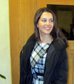 La portavoz de Ciudadanos en el Parlament de Cataluña, Inés Arrimadas