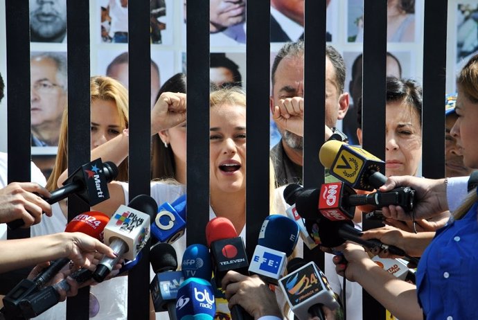 La activista venezolana Lilian Tintori