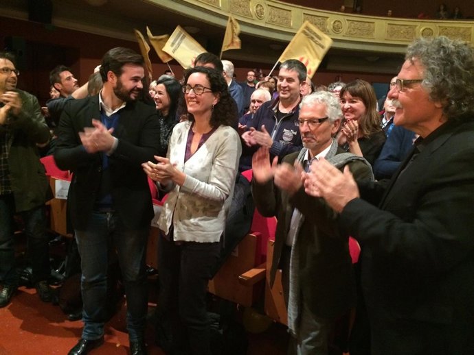 Gabriel Rufián, Marta Rovira, Santiago Vidal, Joan Tardà (ERC) 