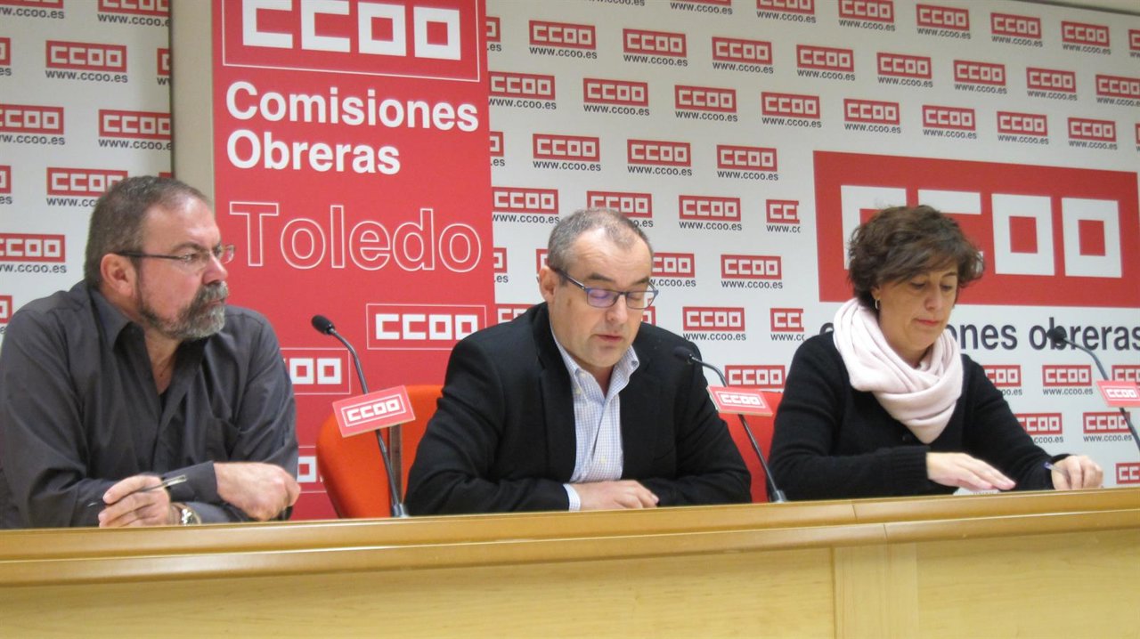 Martínez y Genillo (CCOO) en rueda de prensa