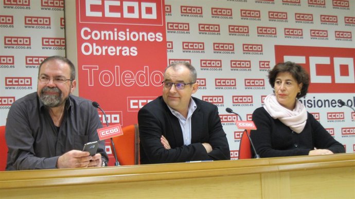 Responsables de la Federación de Servicios de CCOO