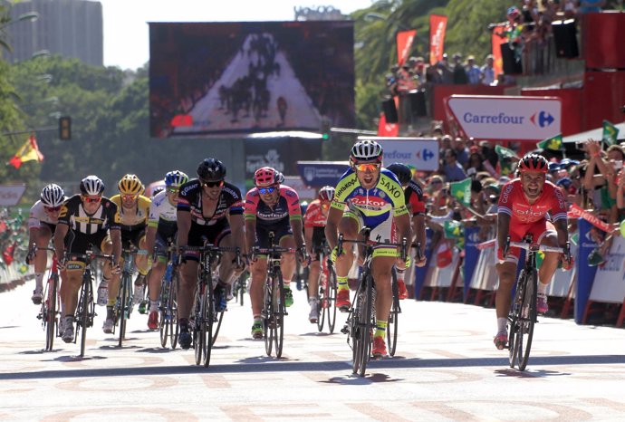 Peter Sagan gana la tercera de la Vuelta a España