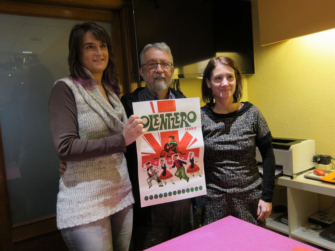 Fabiola Ibáñez, Xabier Martínez de Álava y Miren García
